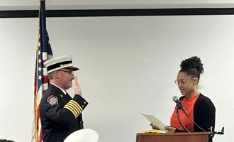 Mystic F.D. Holds Promotion Ceremony for New Fire Chief/Fire Marshal
