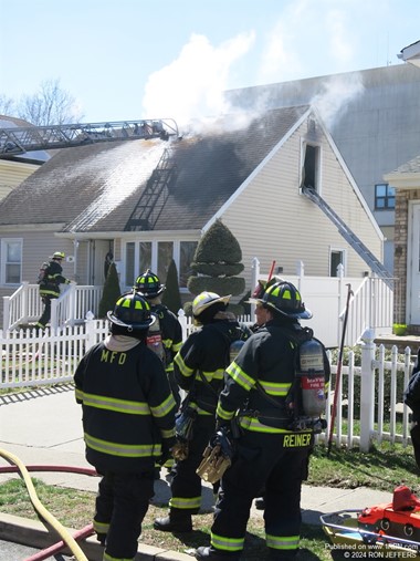 Bergen County fire on Grove Ave.