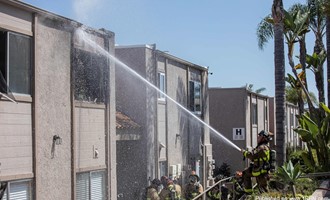 Vista Apartment Fire Breaks out