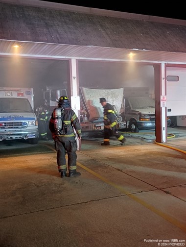 Building fire at Goodwill Fire House