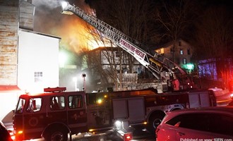 Plymouth fire guts two buildings on Main Street