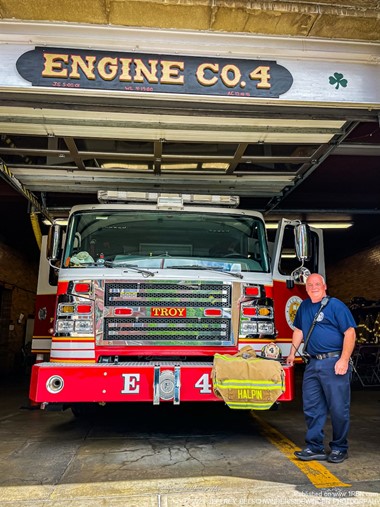 Troy Fire Captain of Engine Four Retires After 23 Years of Service