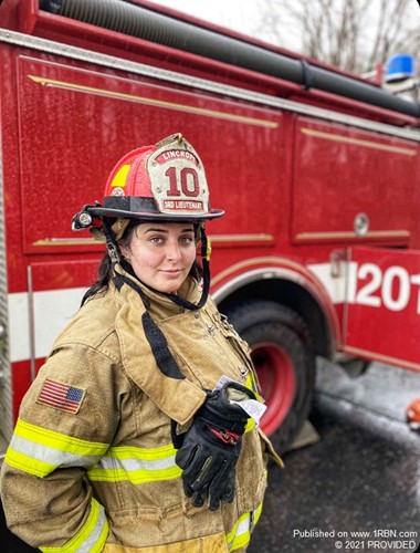 Lt. Gianna Vulpis of the Lincroft Fire Company