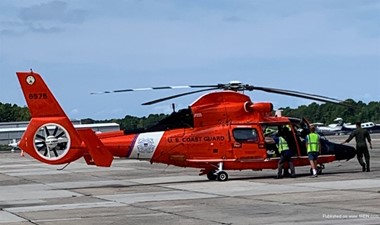 Coast Guard Helicopter at 26th Annual Wildwood Naval Air Station Airfest