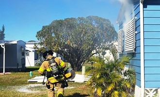 CEDAR HAMMOCK FIRE KEEPS IT IN THE WALL