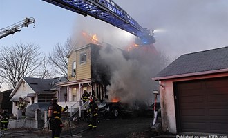 Passaic Battles 3 alarm house fire in frigid tempts.