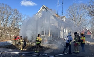 Norwich Contains Fire to the Porch