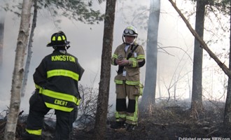 Brush Fire in Kingston