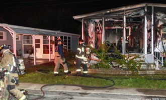 Mobile home fire