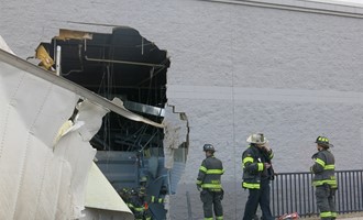 OUT OF CONTROL DUMP TRUCK PLOWS INTO NJ TARGET STORE