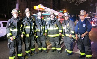 TEAMWORK CONTRIBUTES TO FIRE RESCUE