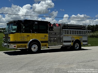 Fort Meade Bolsters Firefighting Fleet with Versatile 2024 TOYNE Custom Pumper Tender