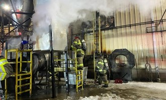 Building Fire at Bakery Feeds in Honey Brook Twp.