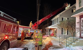 Chimney Fire in in Honey Brook Borough