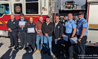 Seminole County Fire Department Recognizes Son-in-Law Who Helped Save His Father-in-Law’s Life with CPR