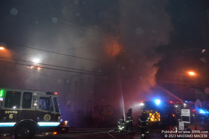 Fully Involved Structure Fire Goes to Three Alarms in Paterson