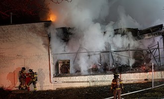 Fire Destroys Storage Building Attached to Commercial Building in Newington