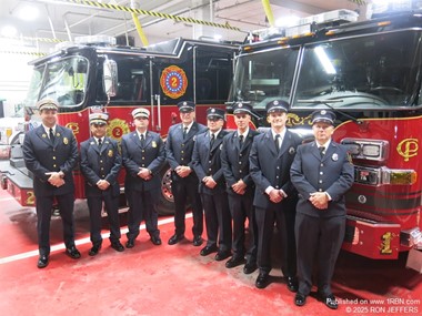 Cliffside Park FD new officers