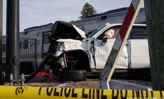 SUV Struck By Commuter Train in Netcong