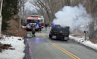 Taftville Truck Fire