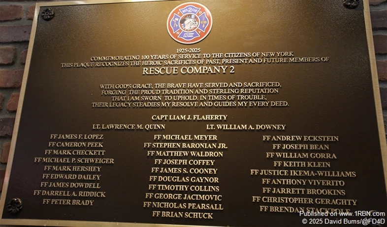 FDNY Rescue 2's 100th Anniversary