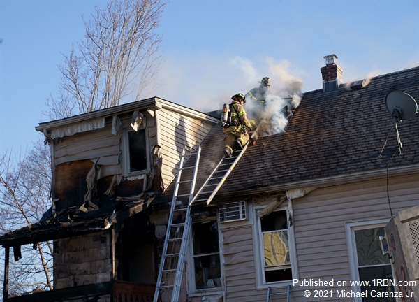 Porch Fire Spreads to Home in New Britain