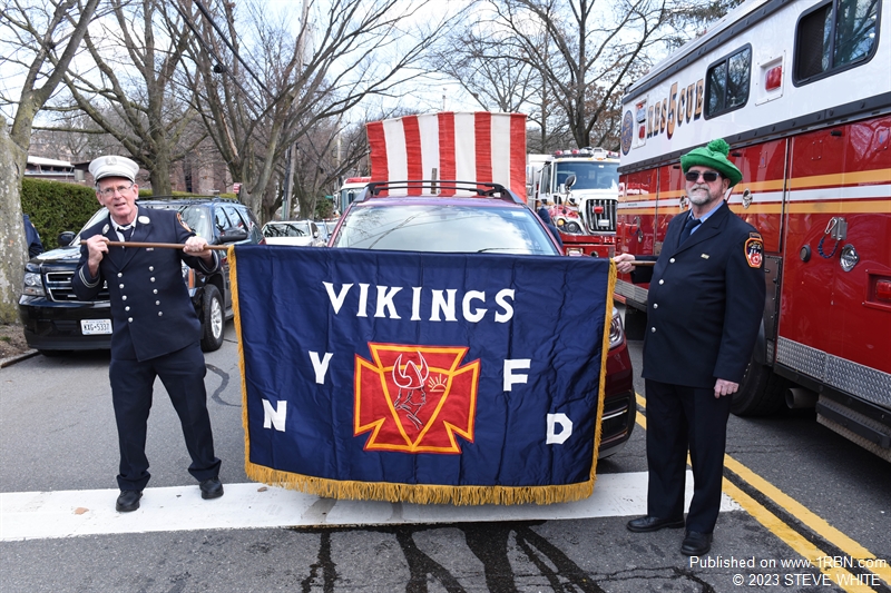 FDNY Marches in Staten Island St. Patrick's Day Parade