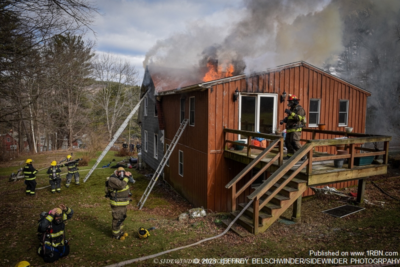 Lebanon Valley Firefighters Face Multiple Challenges Battling Route 20   032023107 A 