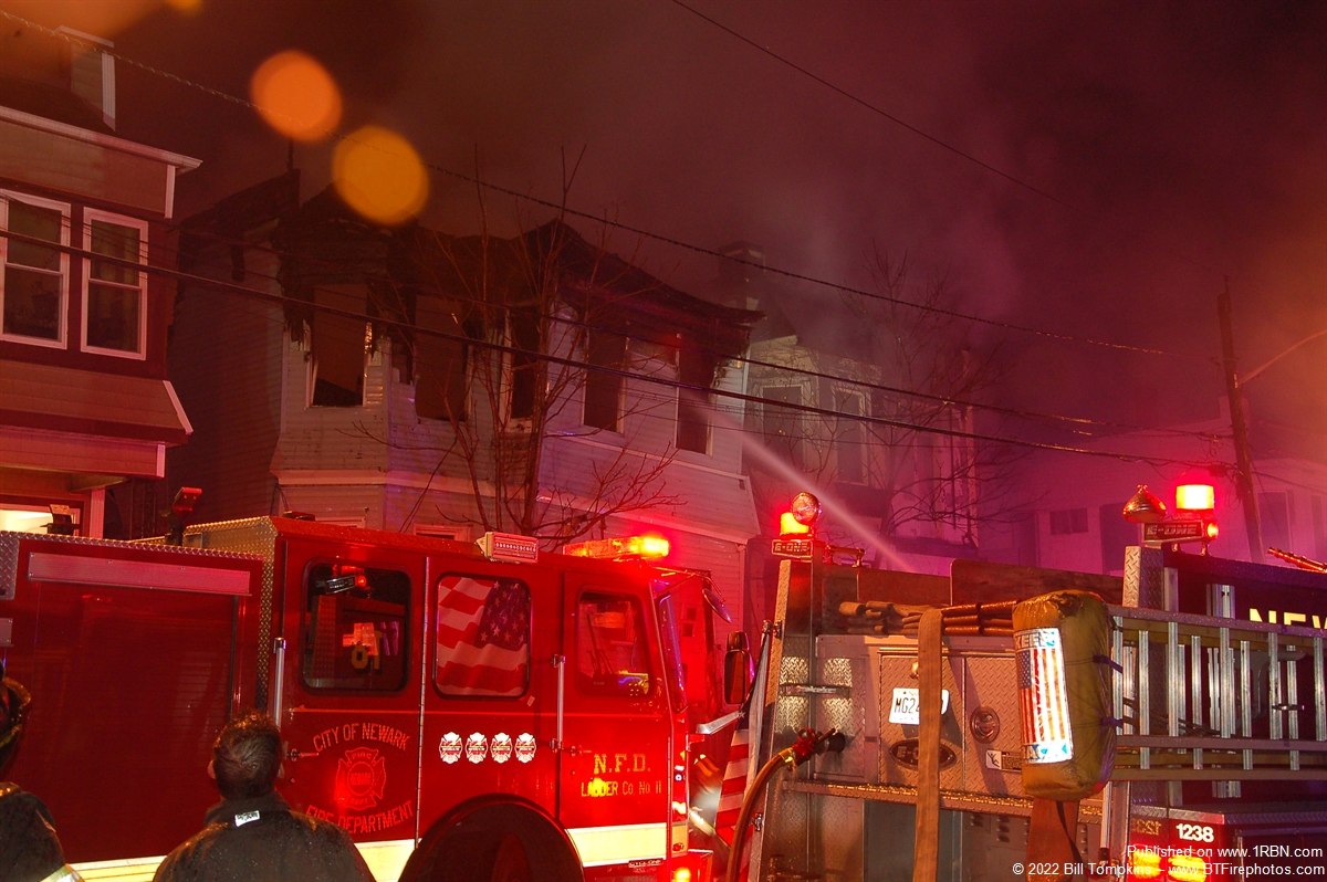 Three-Alarm Structure Fire in Newark