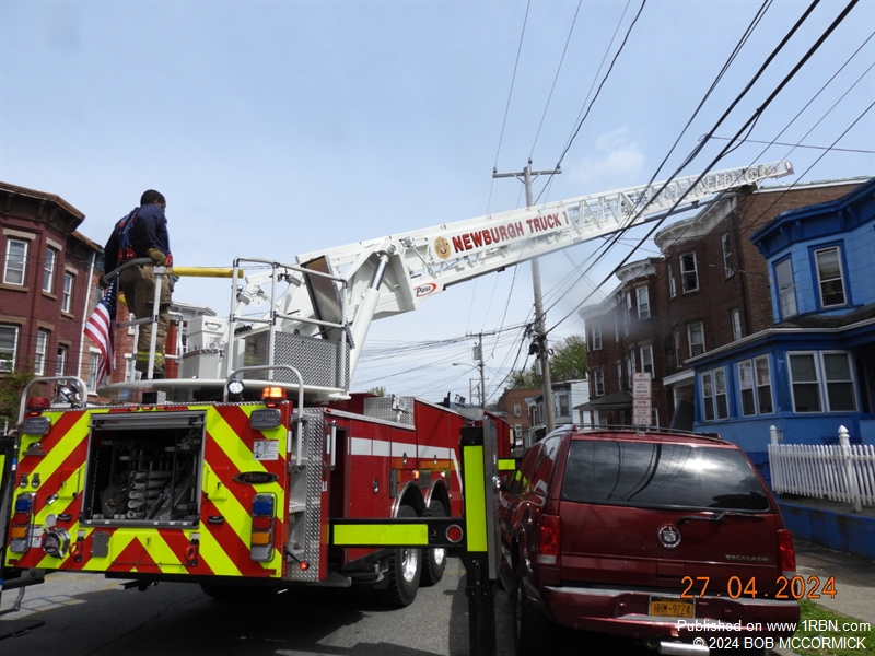 Three-Alarm Structure Fire, Overlook Place in Newburgh