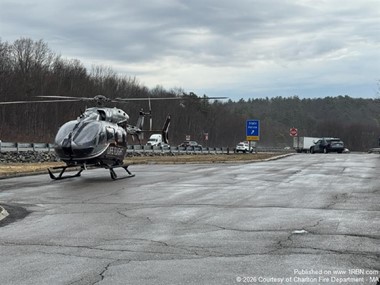 Air Medical Transport Used in Charlton Crash