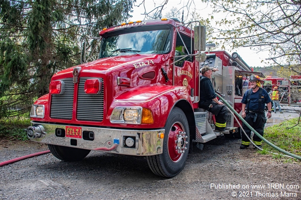 Garage Fire Spreads to Brush Fire in Earlton