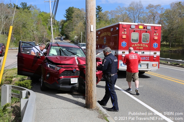 Hanson firefighters rescue man trapped in vehicle after early