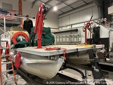 Caroga Lake Completes Fire Rescue Boat Project