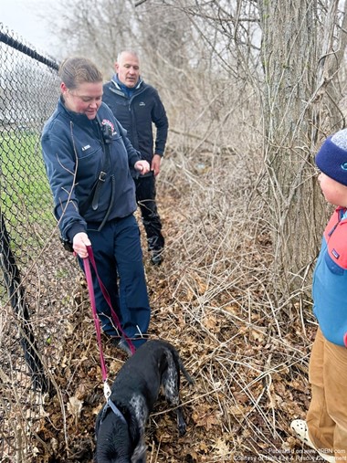 Dog Safely Recovered From Marsh by Bath Fire Crew