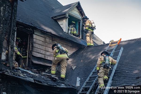 Third-Alarm House Fire Destroys Derry Home