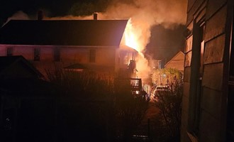 Rapid Fire Knockdown at South Main Street Structure Fire