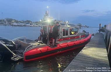 Wantagh Fire Dept. Responds to Water Rescue in Zach’s Bay