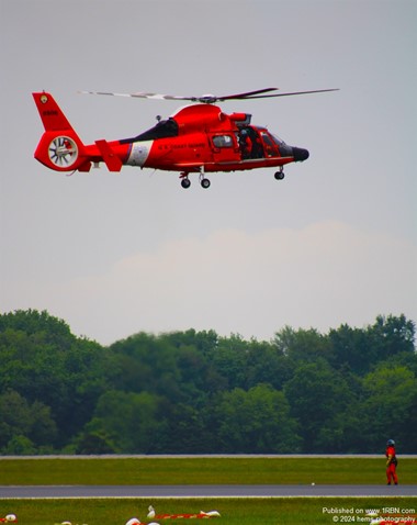 U.S Coast Guard demo at the Dover Air Force Base Airshow in Dover,Delaware