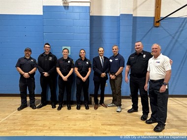 Manchester Fire, AMR, and Med Flight Bring Hands-Only CPR Training to Hundreds of Students at Parksi