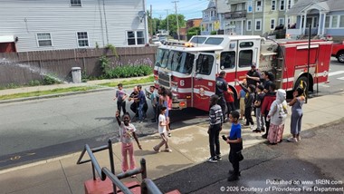 Providence Firefighters Lead School Fire Awareness Program