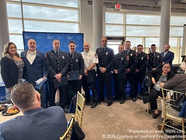Guilford Firefighters Honored for Cardiac Arrest Responses