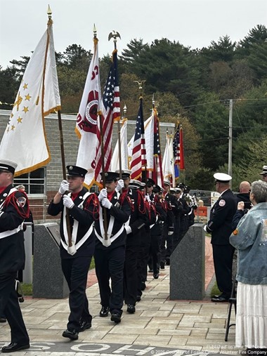 Foster Center Fire Company Honors Member Ken Vento