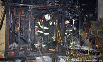 Wind-Driven Fire Destroys Large Abandoned Building in Bennington