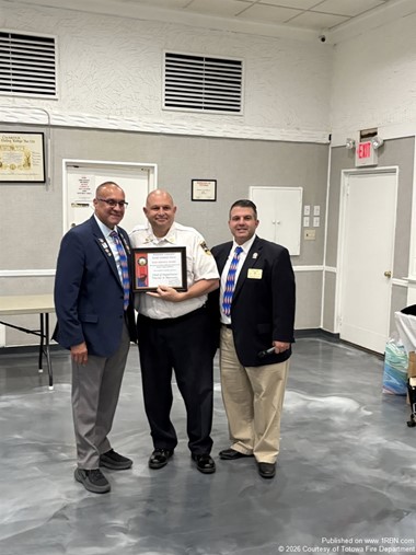 Totowa Firefighters Honored by Passaic Valley Elks