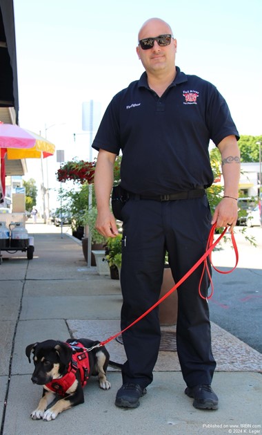 Firefighter Comfort Dog Introduced in Fall River