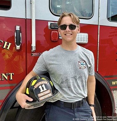 Firefighter Matthew Malach Marked Career Milestone in Flagler Beach