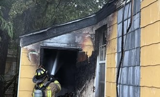 Quick Fire Knockdown on Linhurst Drive Displaces One Resident