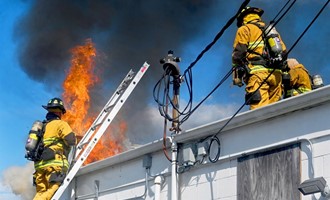 Vernon Fire Makes Quick Work Of Roof Fire