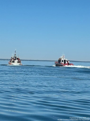 Barnstable Firefighters Complete Annual Cape Cod Bay Training